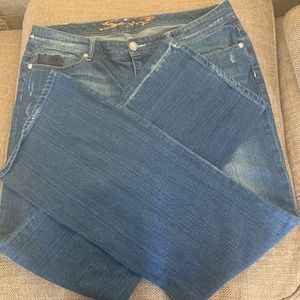 EUC  Seven 7 jeans - size 18 - has sequins